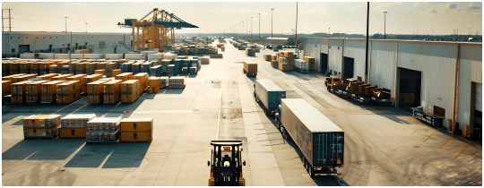 shipping yard view