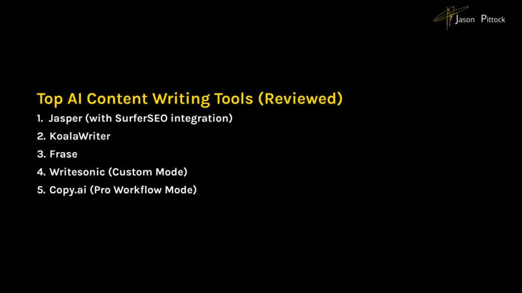 AI content writing tools