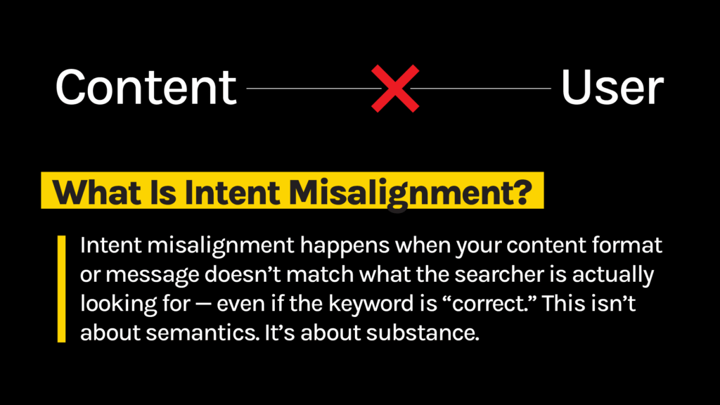 intent misalignment